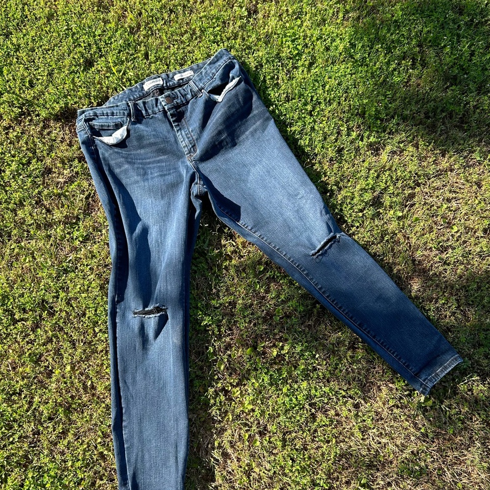 Jessica Simpson curvy high rise skinny jeans. Size 20w